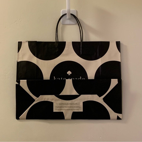 KATE SPADE Reusable Shopping Gift Bag with Tissue Paper - Picture 4 of 5